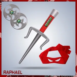 Teenager Ninja Turtles Augenmaske Darts Nunchaku Messer und Messer, Kinderanime -Arme, Performance -Requisiten 10 Hauptverkaufsmesser 14 Zoll - №5