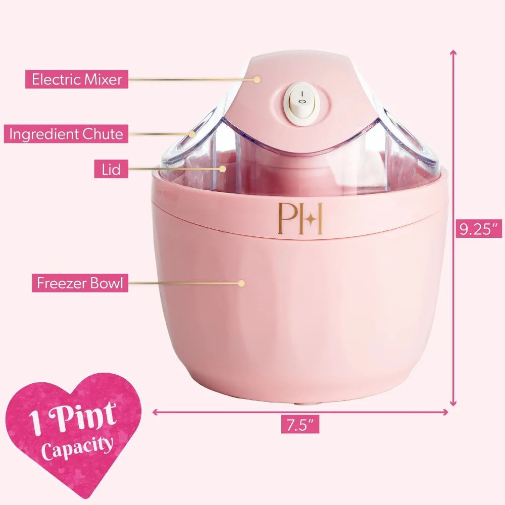 Mini maszyna do lodów różowa