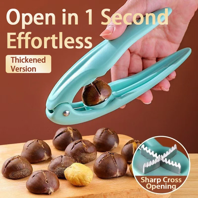 Cross Chestnut Sheller Nuts Sheller Home Metal Chestnut Clip Walnut Pliers Nut Cracker Chestnut Opener Kitchen Tools SGGJ004