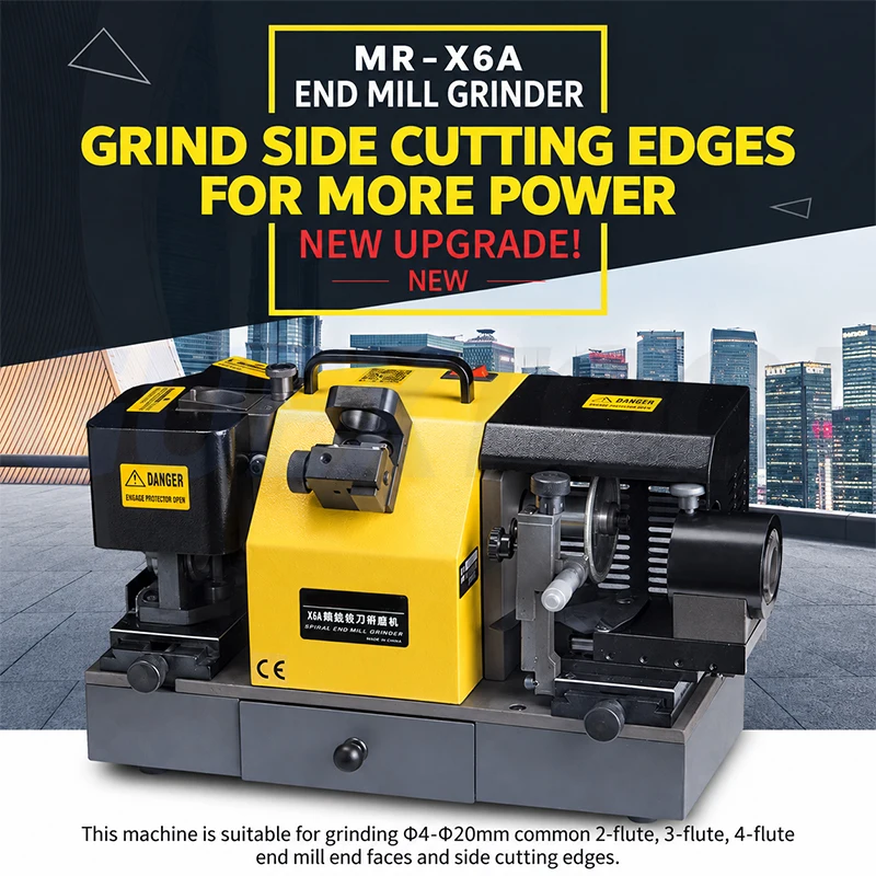 4-20MM Industrial High-precision Spiral End HSS High-speed Steel Tungsten Steel Milling Cutter Grinding Machine With CBN Or SDC