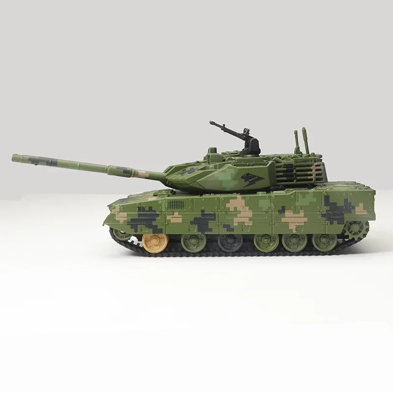 Military Simulation Model of 1/64 Casting Vehicle Model for Heavy Duty Type 1/64 Tuoyi 15 Light Main Battle Tank Car Model Toys