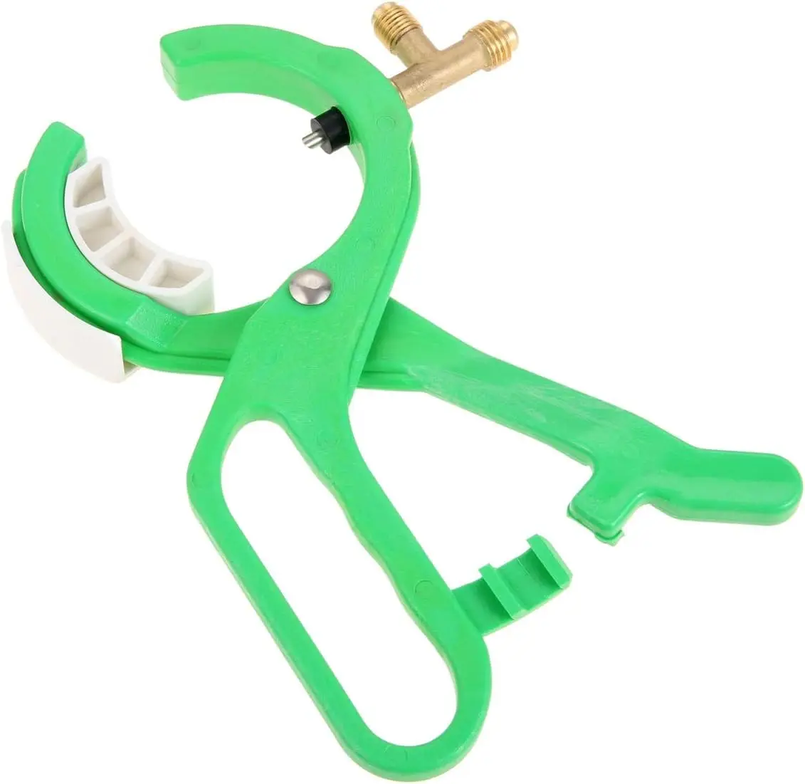 

R134A R12 Side Can Tap 3-in-1 Side Mount Can Tap Valve 1/4'' SAE 1/2'' Thread R134a Refrigerant Dispenser Kit (Green)