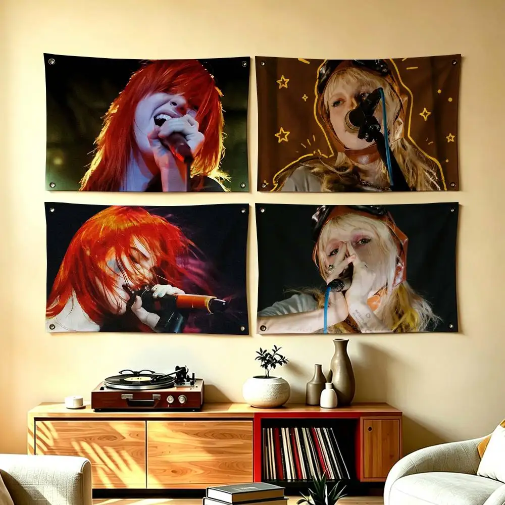 Fashion Singer H-Hayley Williams-S  Flag Suitable For Party Club Outdoor Interior Wall Decoration Banner Fans Gift