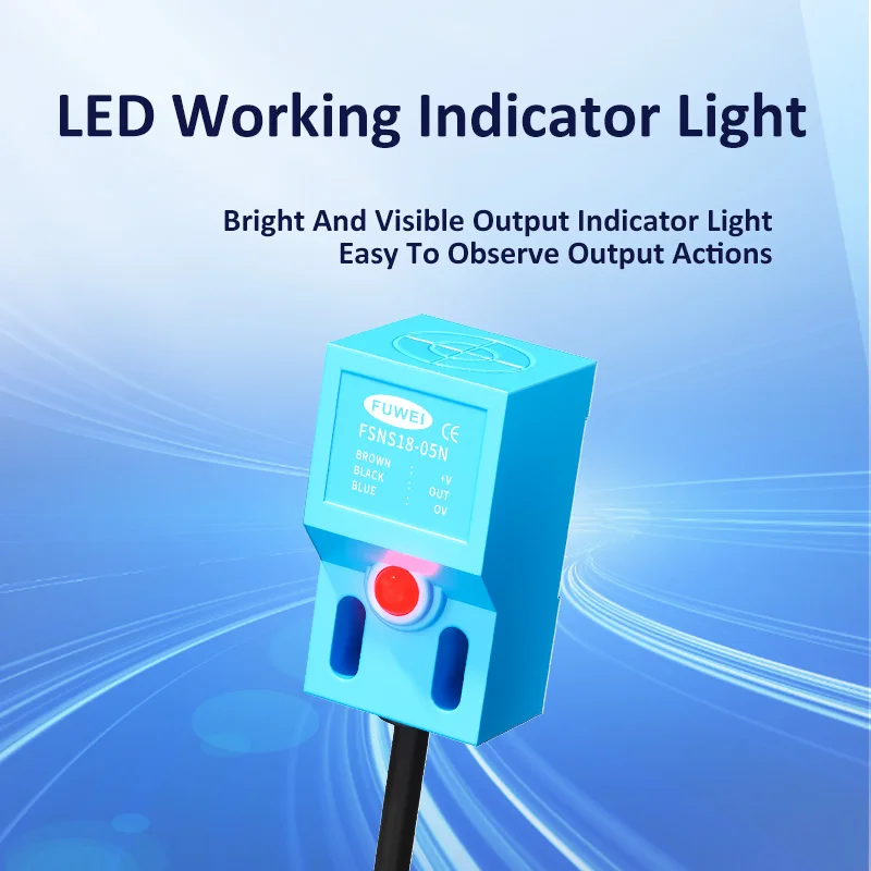 FSNS18 Metal detection sensor Detection distance 5mm Proximity switch for metal inspection Proximity Sensor