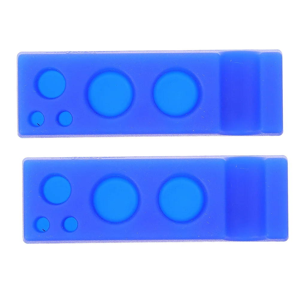 

2 шт., держатель для чернил для татуировки, силиконовая подставка для хранения пигментов, компактная устойчивая основа для ручки для татуировки, органайзер для чернил для микроблейдинга