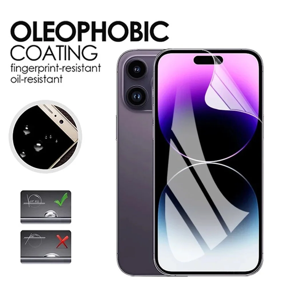 4PCS Hydrogel Film For LG Wing 5G Velvet V60 ThinQ 5G V40 V50 V30 PLUS W31 W41 Pro Stylo 7 6 K71 5 Q60 X6 Screen Protector