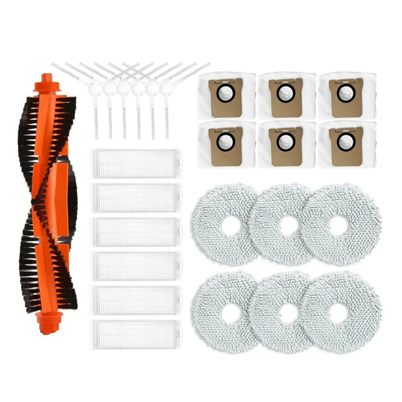 สําหรับ Xiaomi Mijia M30 Pro C107 หุ่นยนต์เครื่องดูดฝุ่นแปรงด้านข้างแปรงหลัก Mop ผ้าฝุ่นกระเป๋า Hepa Filter