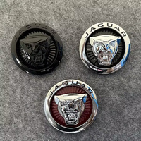 3D Metal Front Grille Emblem Sticker Grill Badge Decals For Jaguar XE XF XJ F-Type F-Pace XFR XKR XFL XEL XK XJL XJ6 XJS E-Pace