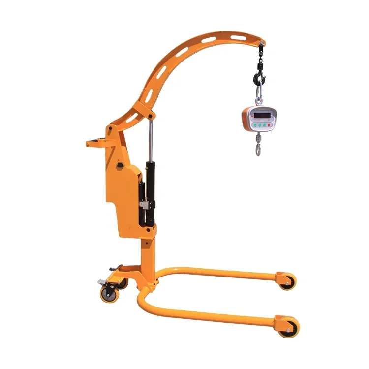 Mobile By Handle Mini Electricity Crane 200KG Mobile Hoister Recharge Lithium Battery Rechargeable Electrical Hoist