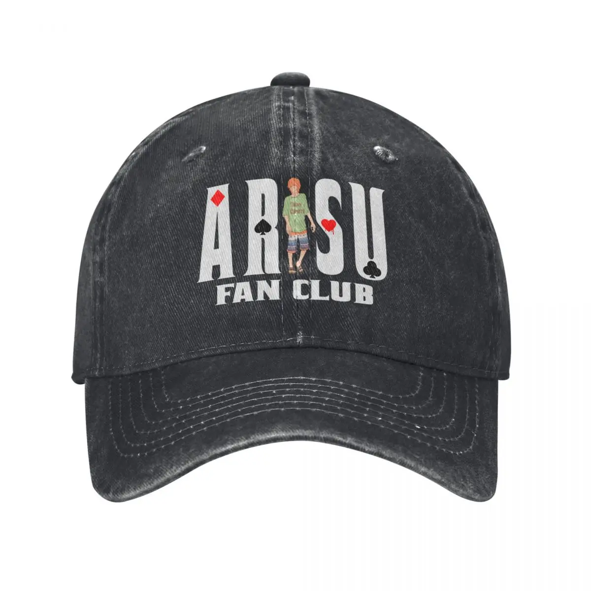 Alice In Borderland Arisu Fanclub Distressed Washed Casquette Baseball Caps Graphic Men Women Outdoor Summer Hats