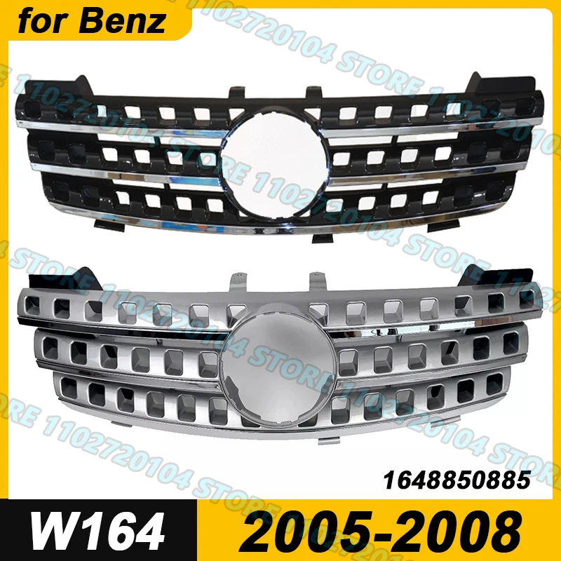 for 2005-2008 W164 Mercedes Benz Front Bumper Radiator Hood Grille ML280 ML320 ML350 ML400 ML500 ML550 1648800885