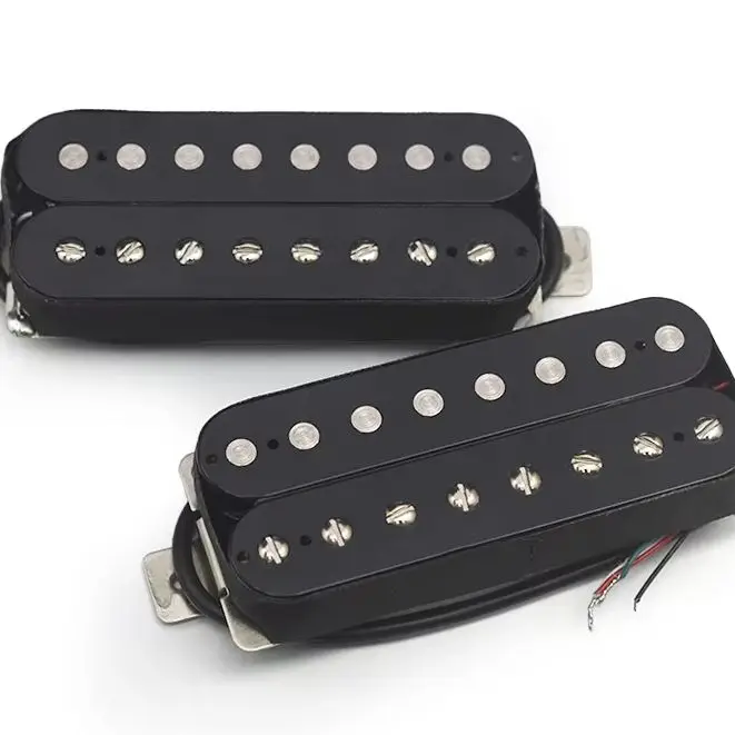 Best Offer 8 String Electric Guitar Pickup - N-10K/B-15K Dual-coil Alnico V Humbucker Guitar Pickups