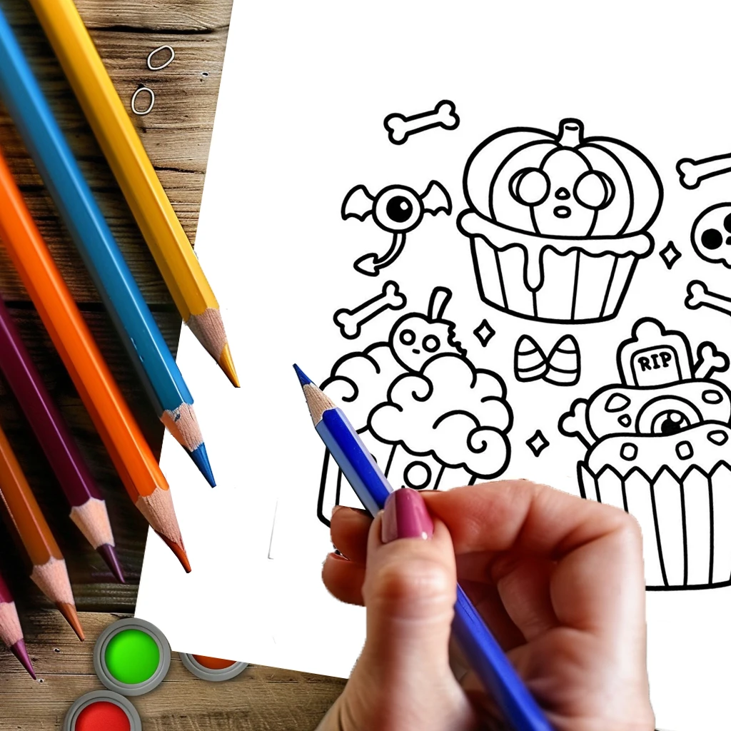 Libro para colorear de alimentos y bebidas de 28 páginas para adultos |   Libro para colorear, útiles de dibujo para Navidad, Acción de Gracias