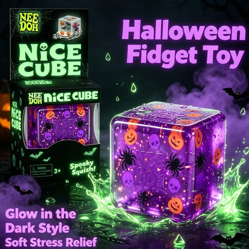 Needoh Halloween Maltose Stress Relief Squeezy Toy Stress Relief Sensory Squeezable Toy Fidget Toys