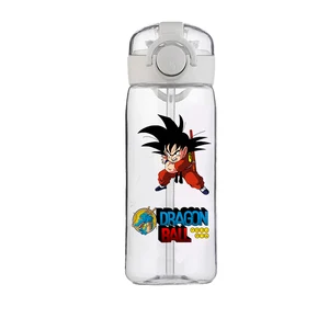 Dragon Ball Anime Water Cup, Sohn Goku, Vegeta, hoher Sinn, weiblich, männlich, studentisch, plastischer, zeichnungen, tragbar, jung, Mädchengeschenk, neu, 400 ml 12 Hauptverkaufswasserflaschenjunge - №11