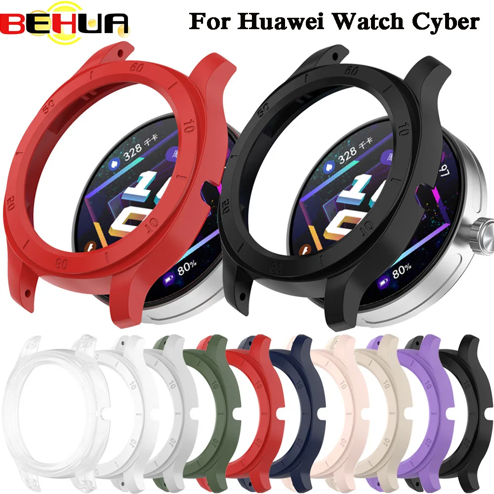 BEHUA PC Protection Case Shockproof Cover For Huawei Watch Cyber Smartwatch Shell Cases For Huawei Cyber Coverage Accessories