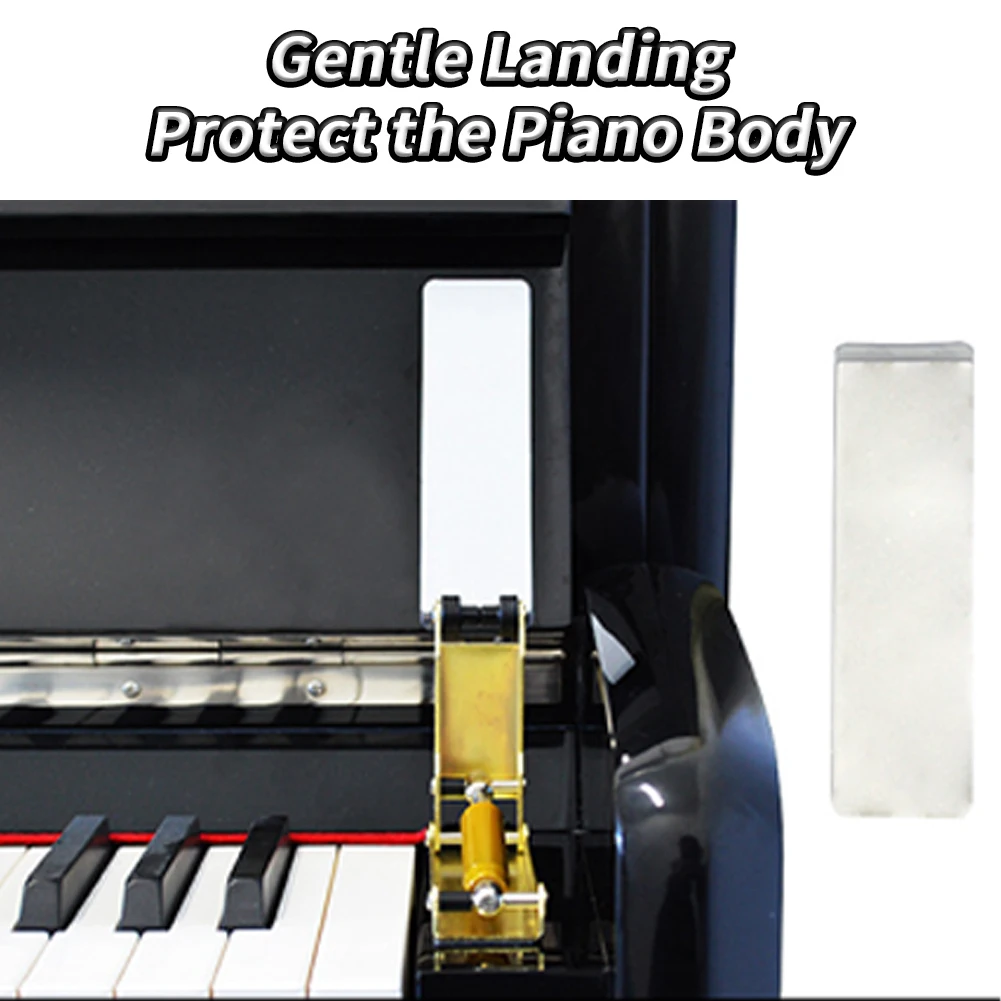 

Piano Descender Descent Control Device Hydraulic Piano Lid Slow Closing Device Anti-Pressure Piano Accessory