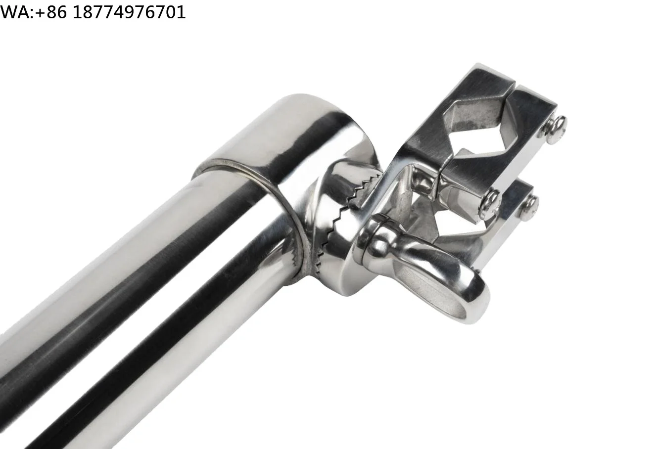 Boat Part  Stainless Steel Rotating Silver Rod Holder Fishing  Rod Seat