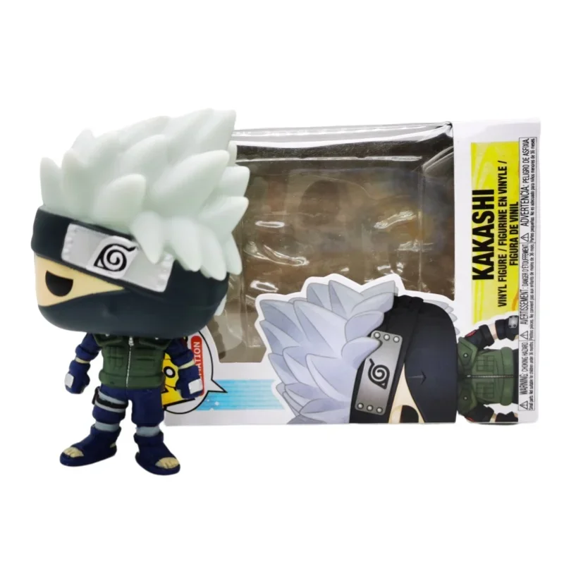 Kawaii giapponese Uzumaki NARUTOS KAKASHI # 182 Popstyle Vinyl Action Figure Collection Modello Giocattoli per bambini Regalo di Natale