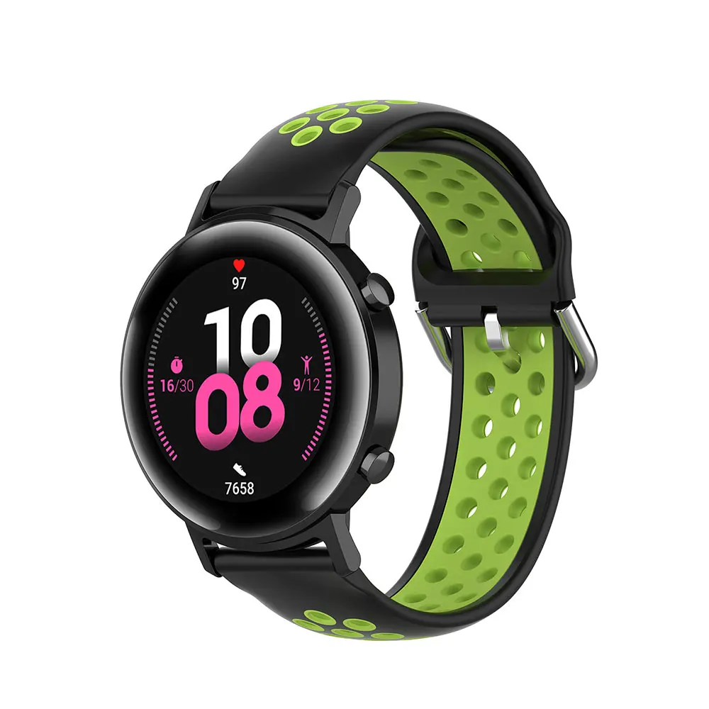 Garmin Vivomove 3 4 HR Venu Forerunner 245 645 접근 S40 스마트 워치 손목 팔찌용 20mm 22mm 실리콘 시계 스트랩