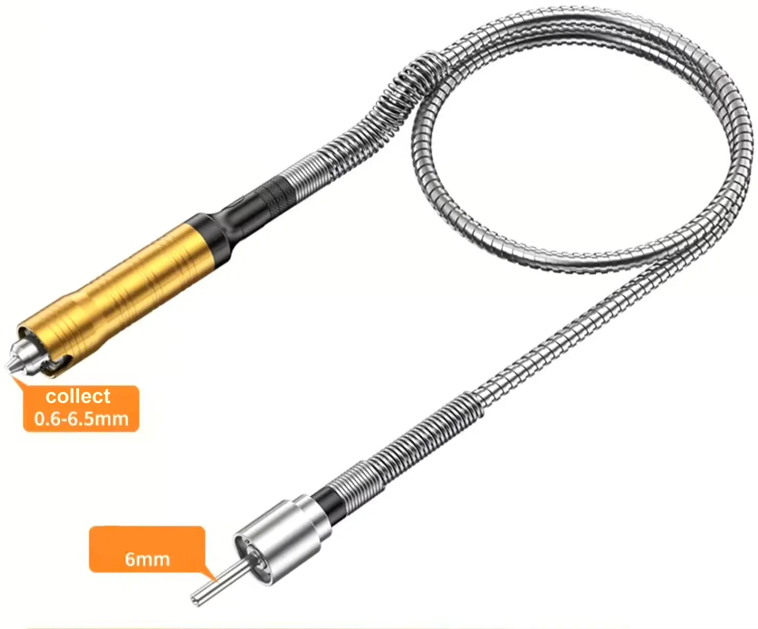 Flexible Flex Dremel Rotary Tool Electric grinder flexible shaft extension line 6mm drill chuck engraving machine hose foredom