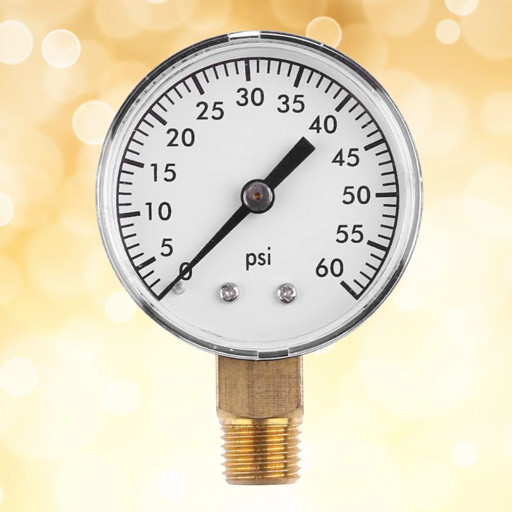 

0-60 Psi Pressure Mini Portable Vacuum Gauge For Air Compressor Water Oil Gas Tool Accessory Vacuum Pressure Gauge Tester