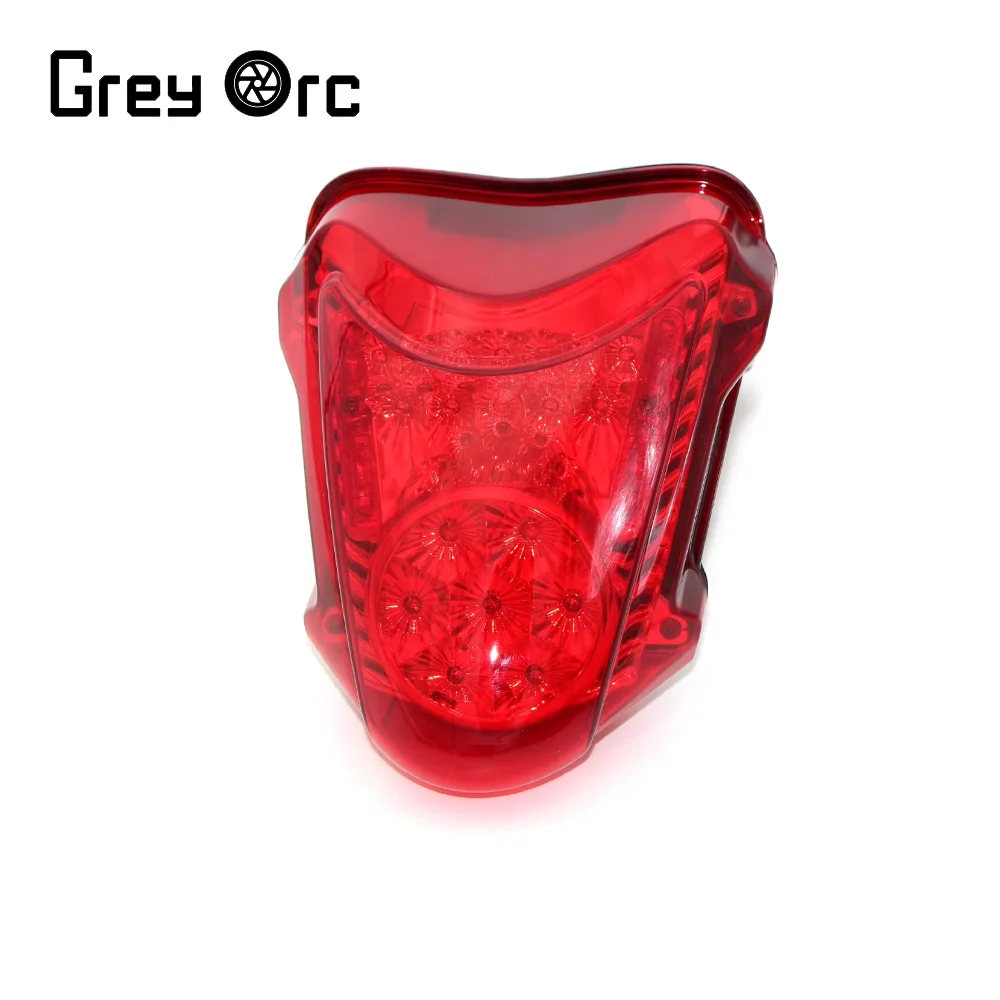 أضواء خلفية خلفية الفرامل الجمعية LED التوجيه الذيل مؤشر ضوئي لسوزوكي هايابوسا GSX1300R 2008-2020 دراجة نارية ABS البلاستيك