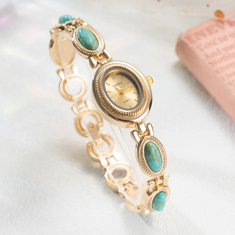 

Retro Luxury Women's Watch Fashion Trend Bracelet Temperament Business Casual Small Gold Watch Quartz Watch watches for woman