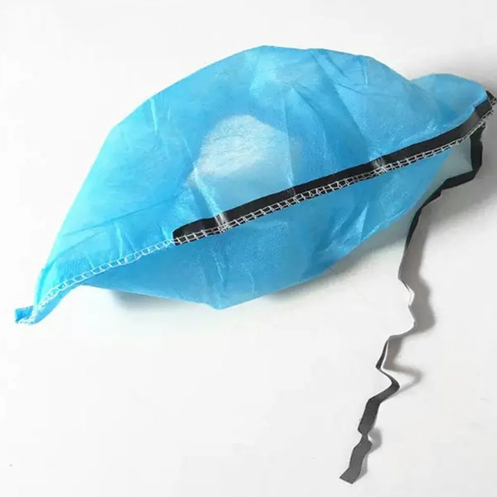Anti-Static Shoe Covers 50 Pairs Non-Woven Elastic Overshoes with Non-Slip Sole