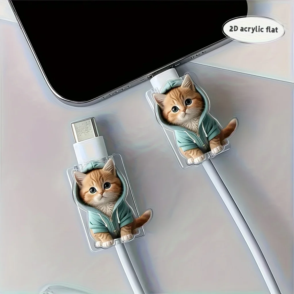 2 шт., защитный чехол для кабеля телефона