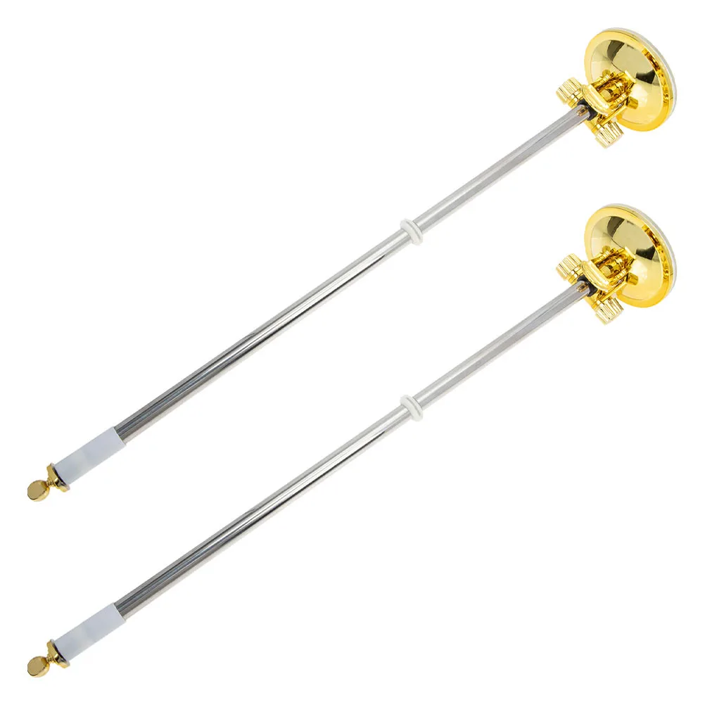 

2Pcs Car Vehicle Flagpole Mount Suction Cup Base Universal Holder for Truck Rv Easy Install Outdoor Use Flag Pole Stands