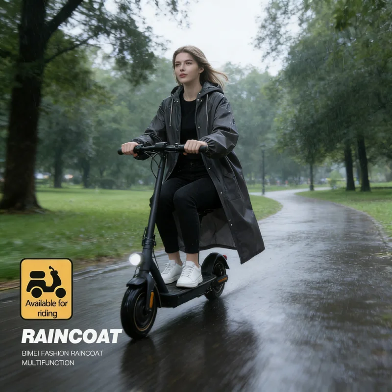 Adult Men's Raincoat Long MTB Road Bicycle Clothes Accessories Single Ride EVA Body Waterproof Rain Cover Lengthen Brim Clothing
