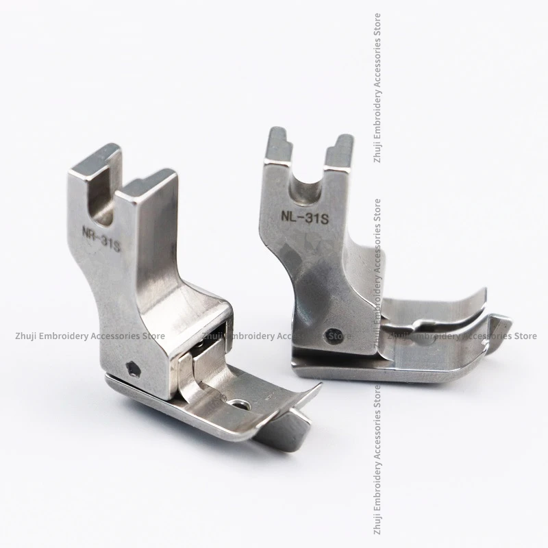 Nl-31S Dark Line Tangent Presser Foot, All Steel NR-31S Pit Presser Foot, Collar Mounted Waist Presser Foot