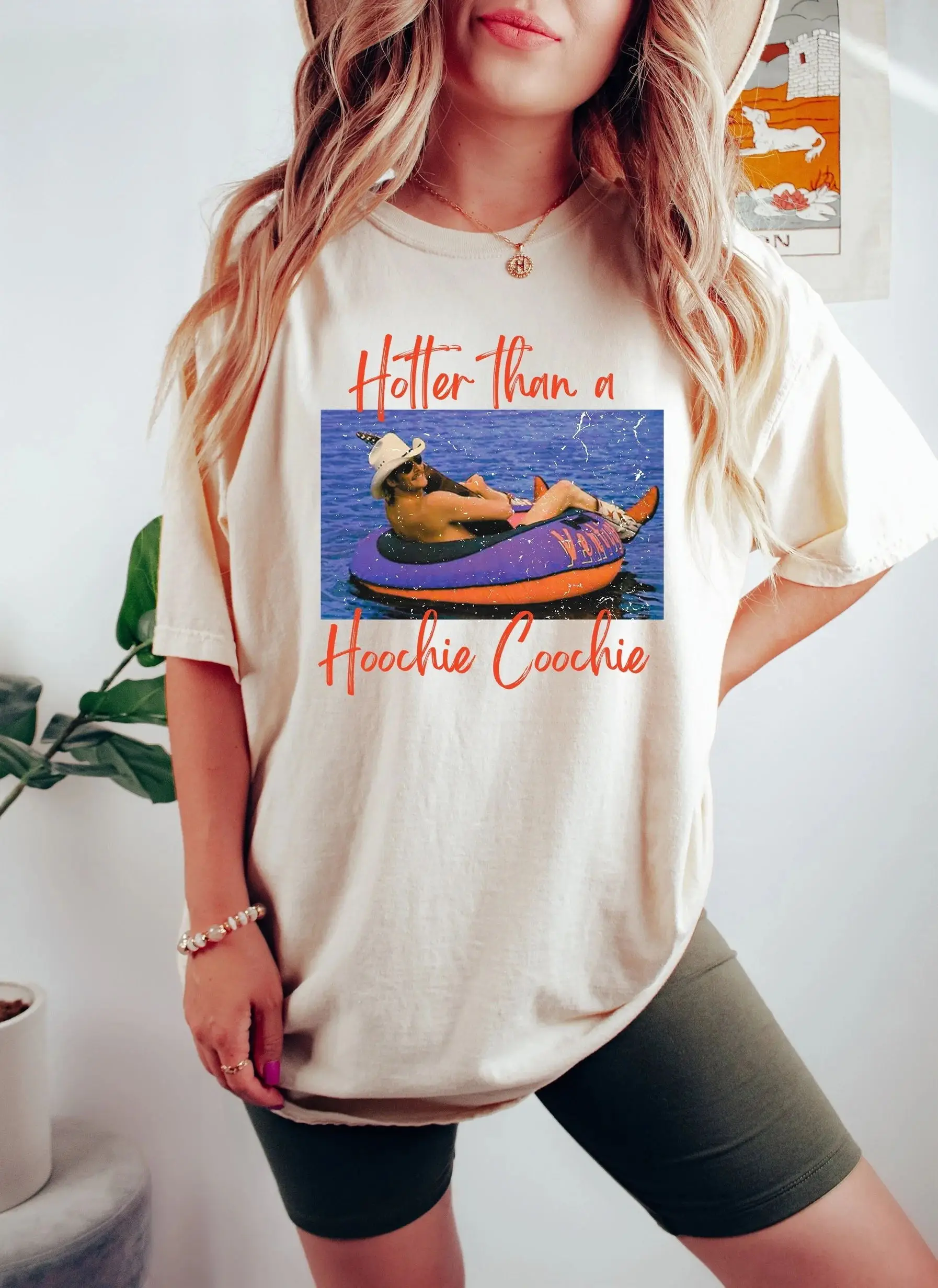 Hotter Than A Hoochie Coochie Shirt Alan Chattahoochee Shirt Hip Hop Streetwear Tshirt