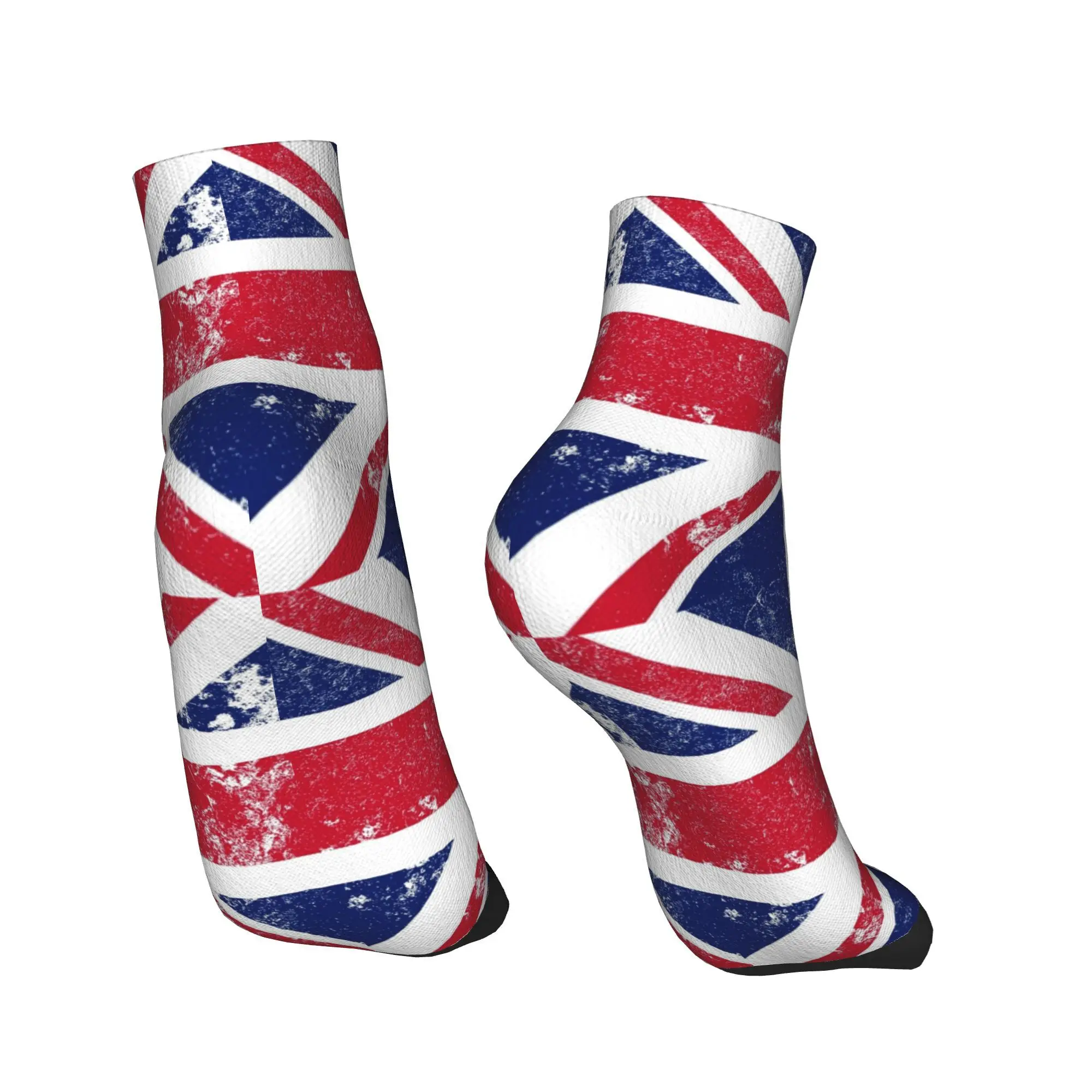 Calzini con bandiera Union Jack in difficoltà per tutte le stagioni Calzini super morbidi Harajuku Calze alla moda per uomo Donna Regali di Natale