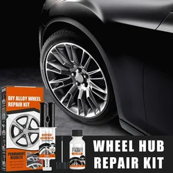 Aluminum Alloy Car Wheel Repair Kit DIY Auto Wheel Rims Repair Tool Set Dent Scratch Restore Wheel Rim Care Accessories