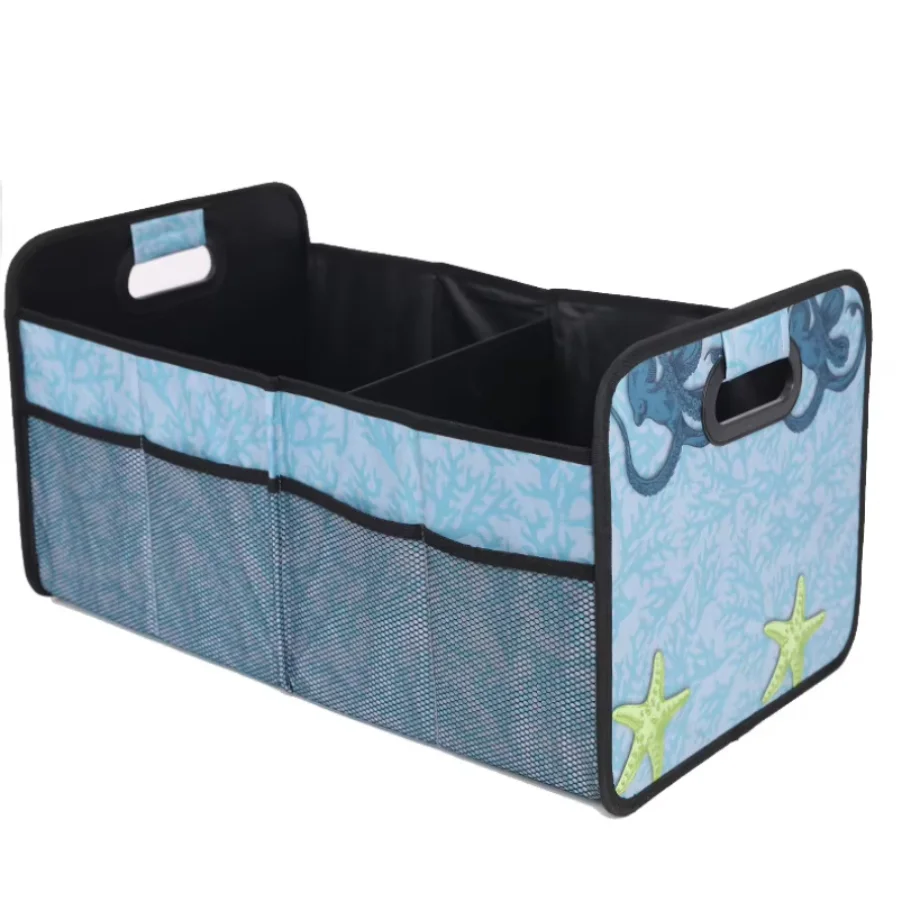 

Folding car storage box Oxford cloth large capacity luggage portable storage box