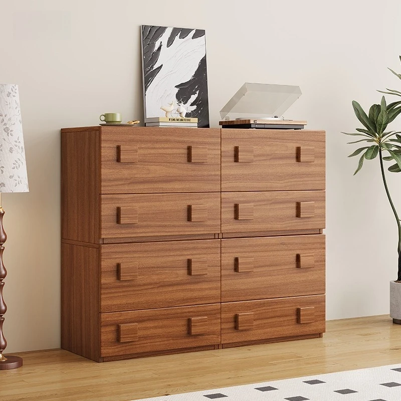 

card door cabinet, all solid wood bedside table, bedroom storage, household light luxury creative bedside wholesale