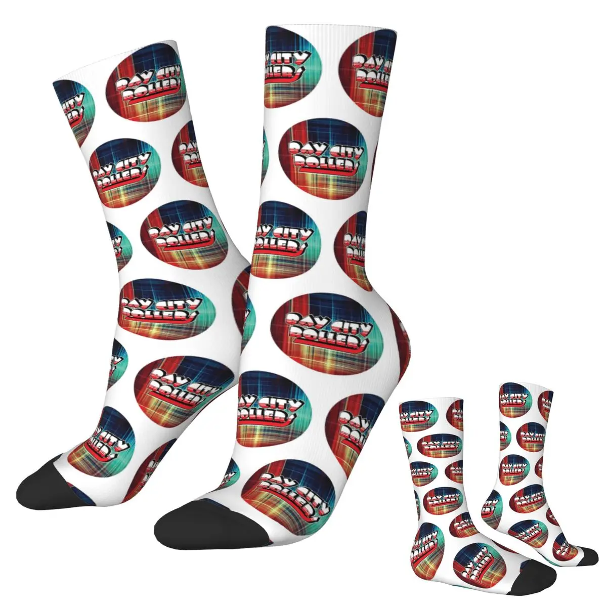 ベイシティローラーズソックス原宿スーパーソフトストッキングオールシーズンロングソックスアクセサリーユニセックス誕生日プレゼント用