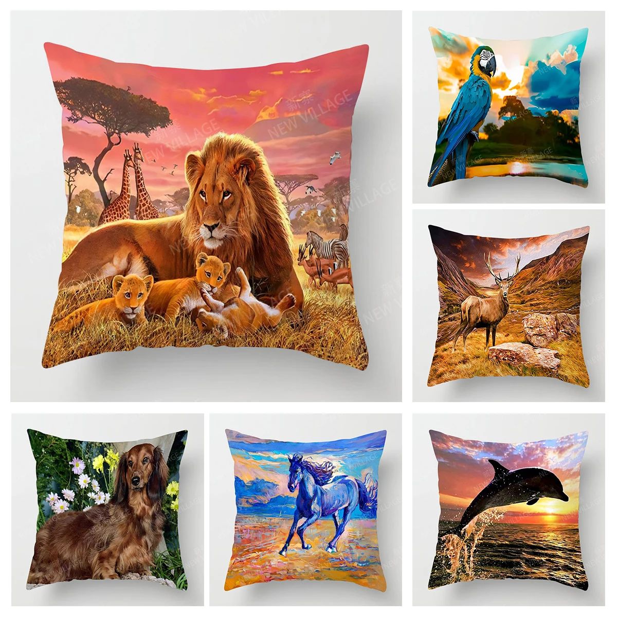 Home living room decoration cushion covers short plush throw pillow cover45*45 pillowcase 40x40cm 50x50 45x45