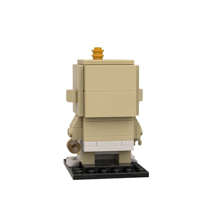 116pcs MOC Brickheadz Chuck Garbage Pail BricKidz Model Toy Building Blocks Architecture Christmas Gifts Birthday Kids DIY Idea