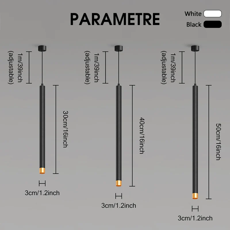 LED TRACK โคมไฟ Cob TRACK โคมไฟรางจี้ไฟ 110 V 220 V ไฟสําหรับห้องนั่งเล่นบาร์จี้โคมไฟ