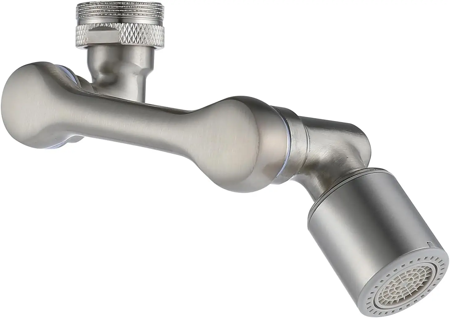 

Вращающийся на 1080 градусов удлинитель для смесителя, аэратор для кухонной мойки, матовый никель