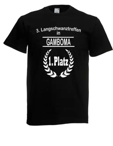 Herren T-Shirt 3. Langschwanztreffen in Mombasa Größe bis 5XL