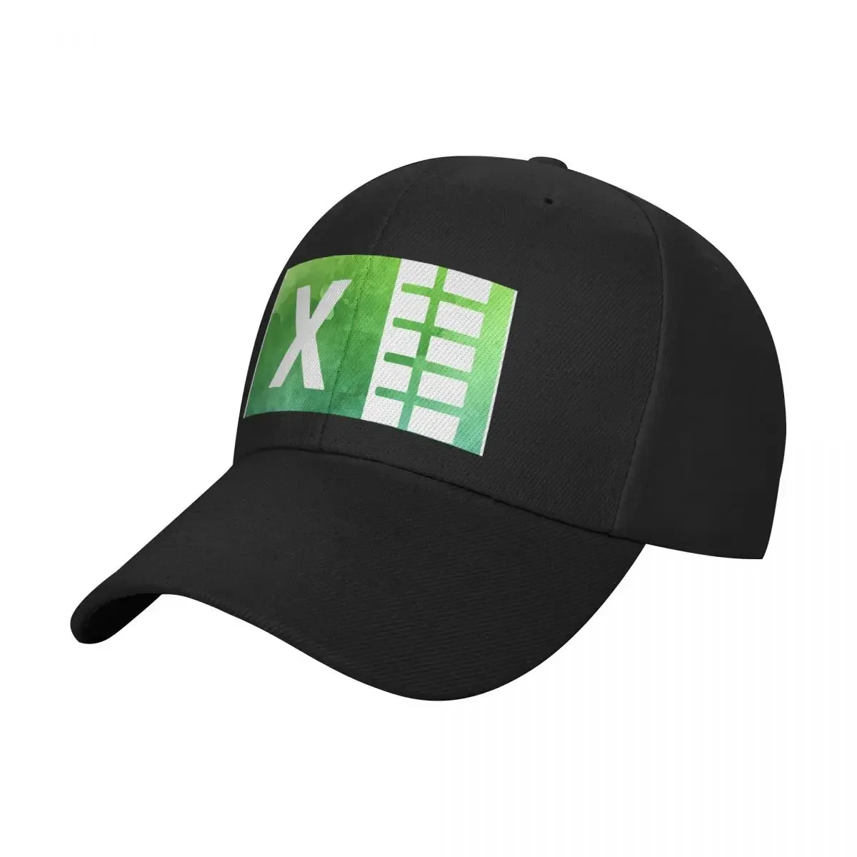 New Watercolor Excel Logo Baseball Cap Unique hats Streetwear Golf Hat dad hat Mens Caps Women's