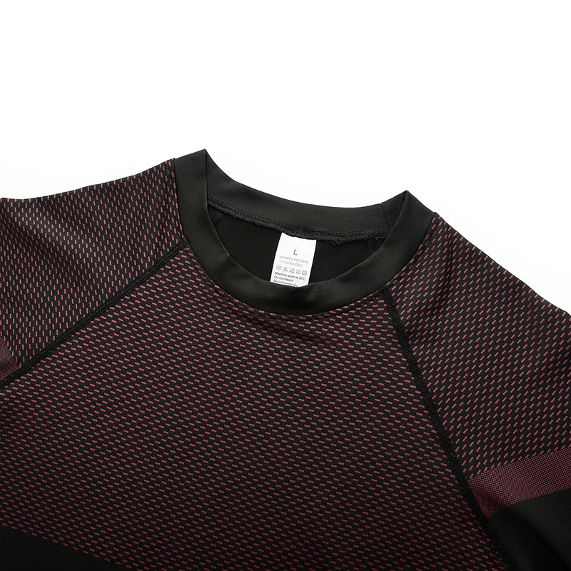 Costume décontracté léger et polyvalent à manches longues à séchage rapide avec impression haut de gamme, adapté au fitness, au badminton et au cyclisme