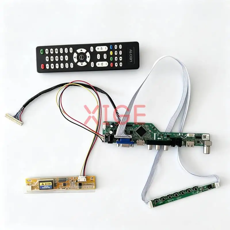 

Screen Drive Controller Board Fit LP171WX2 LP171WP4 LP171W01 QD17TL02 USB+AV+VGA+HDMI 1CCFL 1440*900 1440x900 30Pin LVDS Kit DIY