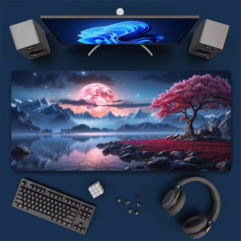 

Landscape Art Mouse pad HD Player Games Accessories Keyboard pad Pc PC decor Office home table mat carpet High quality anti-slip