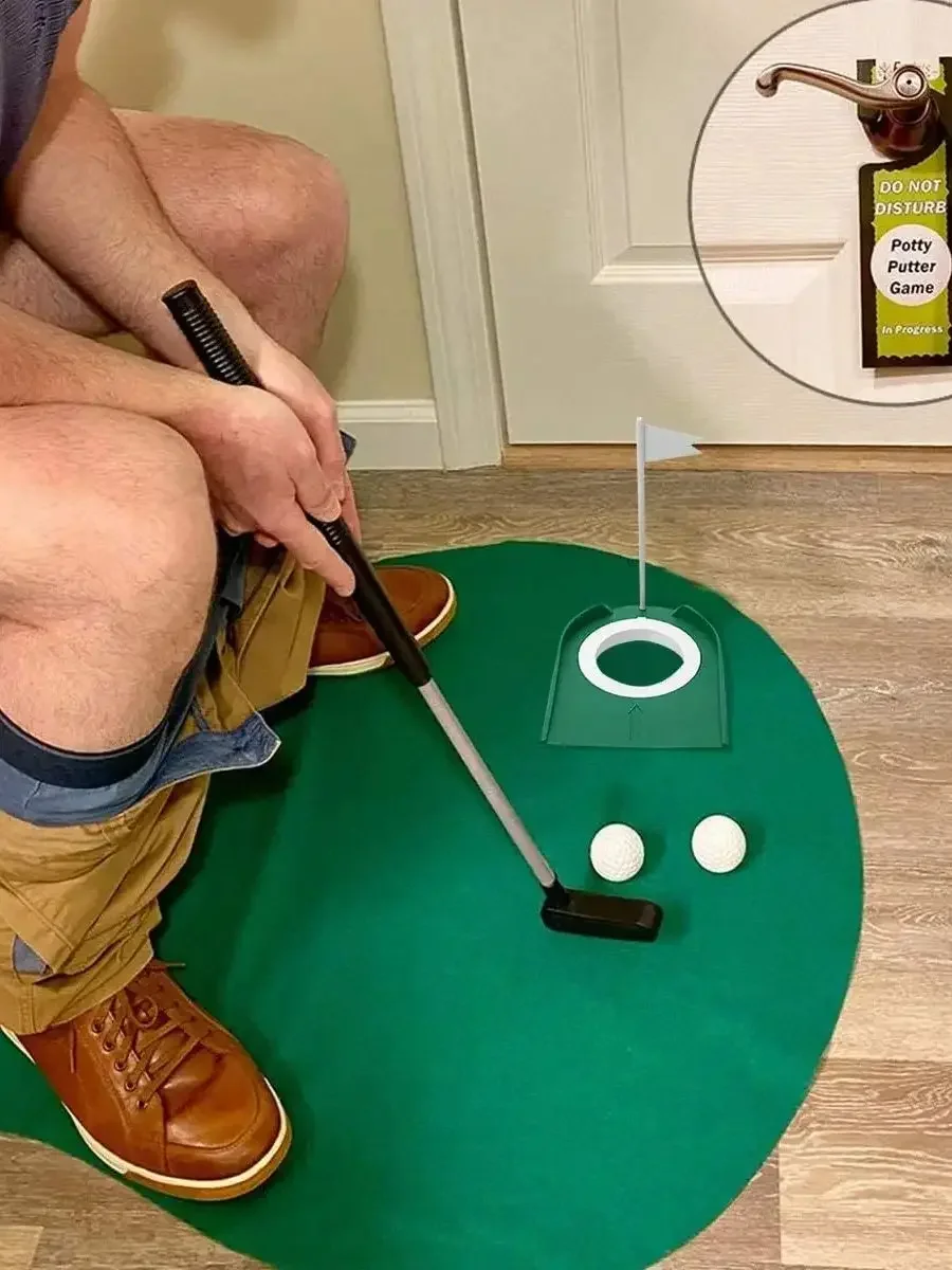 Indoor-Golf-Putting-Trainer, Bodenmontierte Putting-Green-Übungshilfe, Outdoor-Trainingshilfe mit verstellbarem Loch für zu Hause. – Detail 5