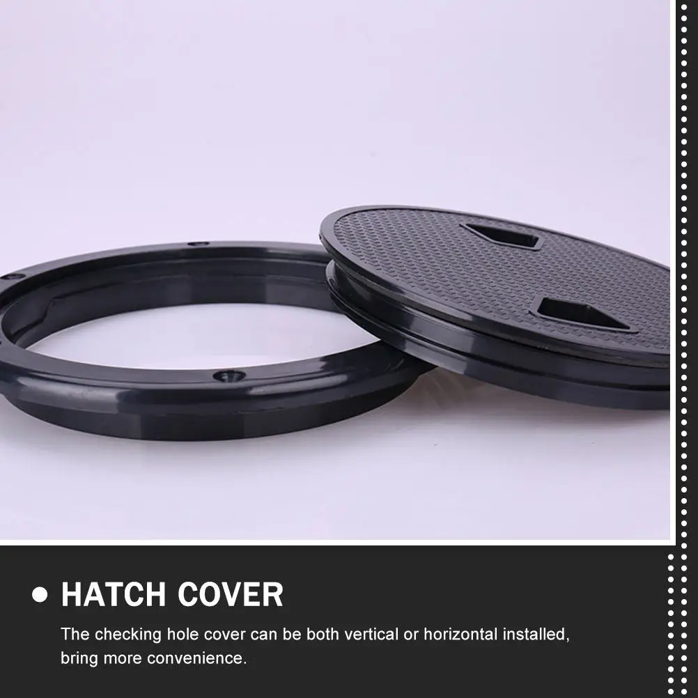 

Пластиковая крышка люка для каяка с противоскользящей текстурой для палубы лодки и яхты, износостойкая пластина люка, крышка палубы каяка